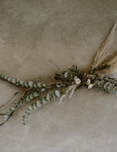 Photo de plantes séchées en bouquet