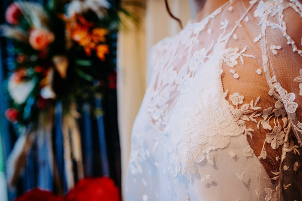 shooting photo des robes de mariées de Atelier Swan lors du Wedding After Work